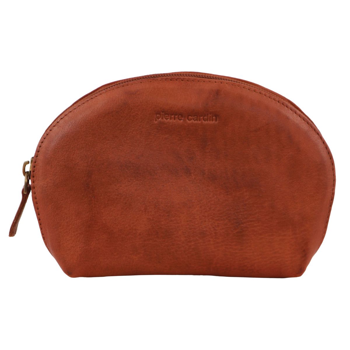 Brown Pierre Cardin Leather Coin Purse | 5482-JZMSA