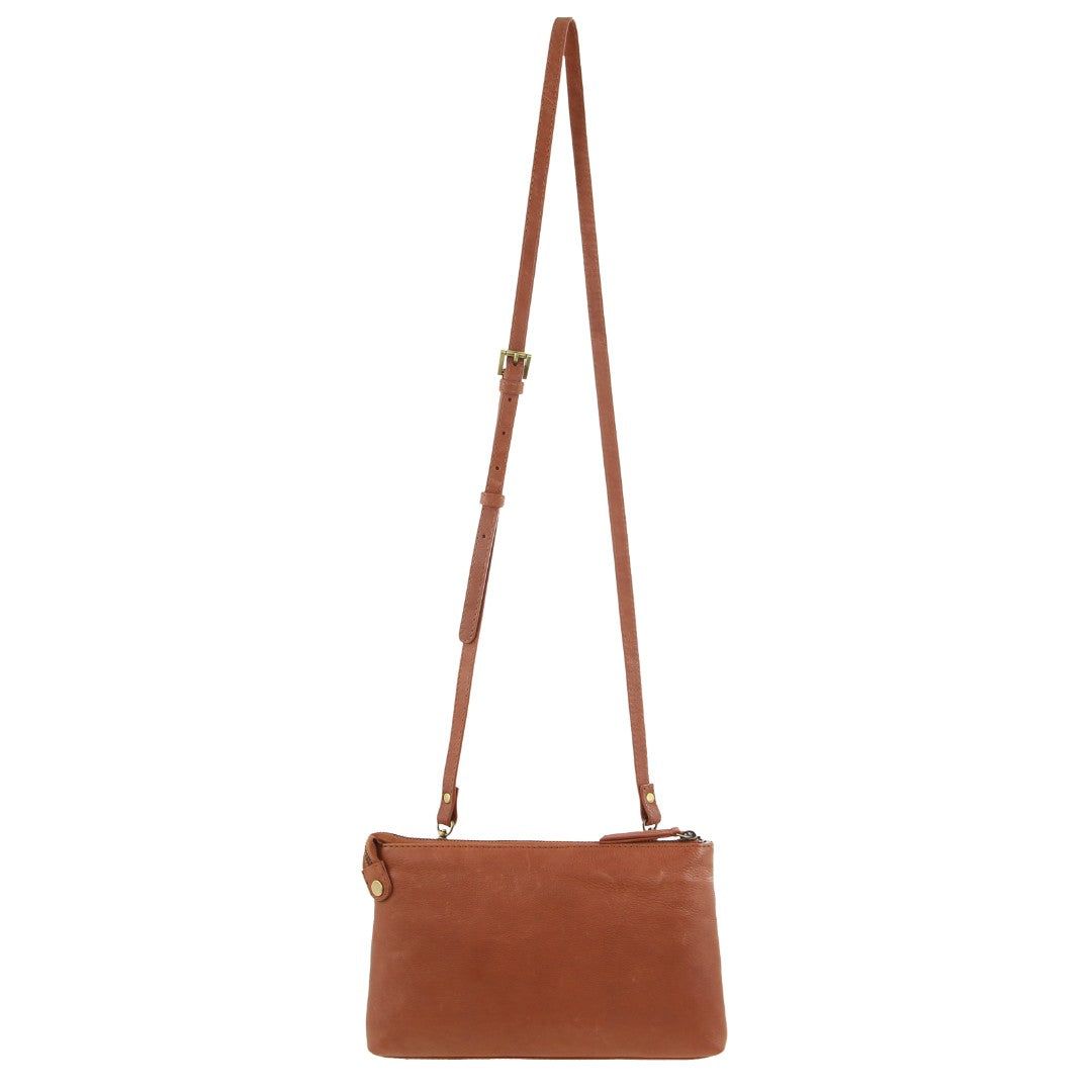 Brown Pierre Cardin Leather Crossbody Bag | 2853-XSVEQ