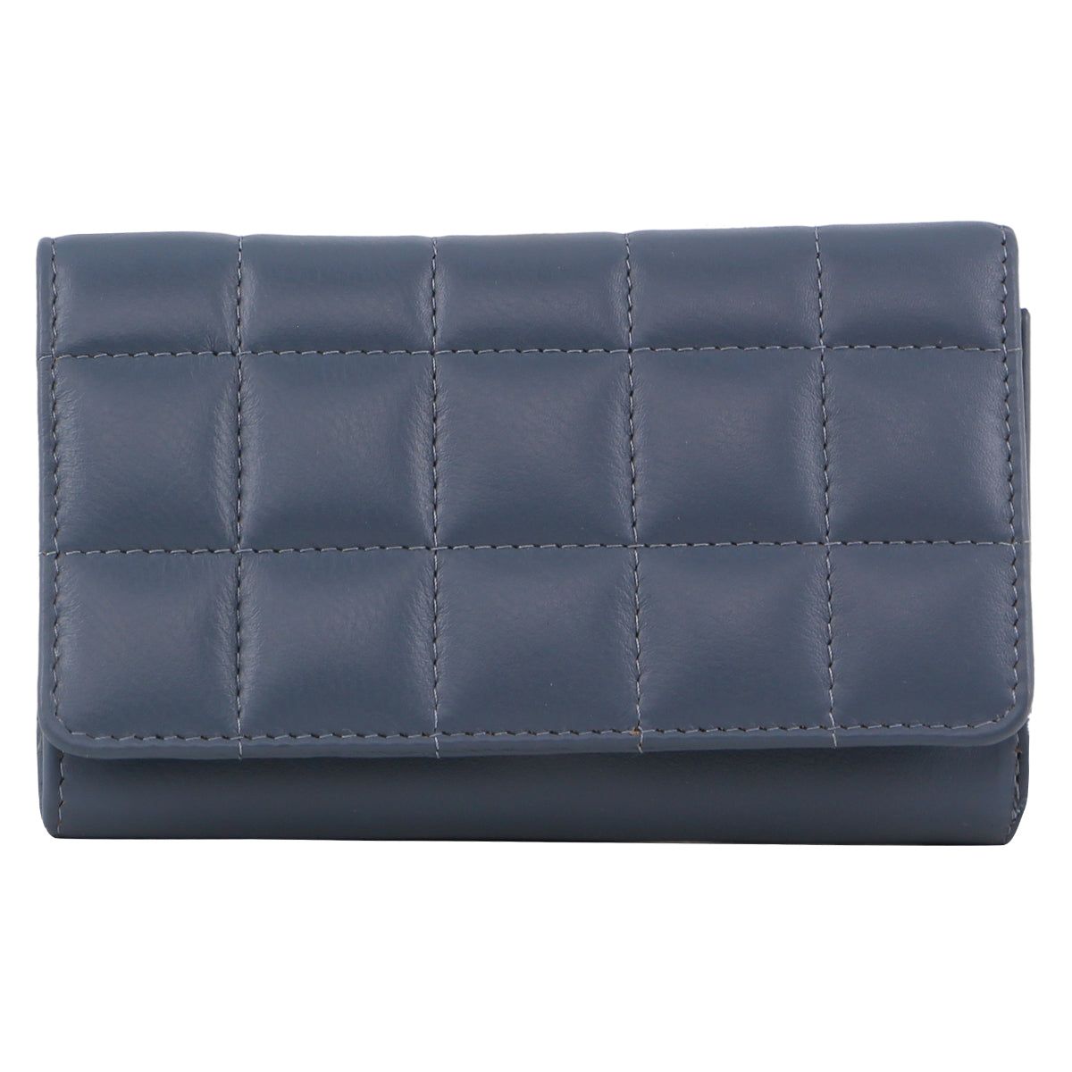 Cement Pierre Cardin Pleated Leather Tri-Fold Wallet | 6480-BGCTK