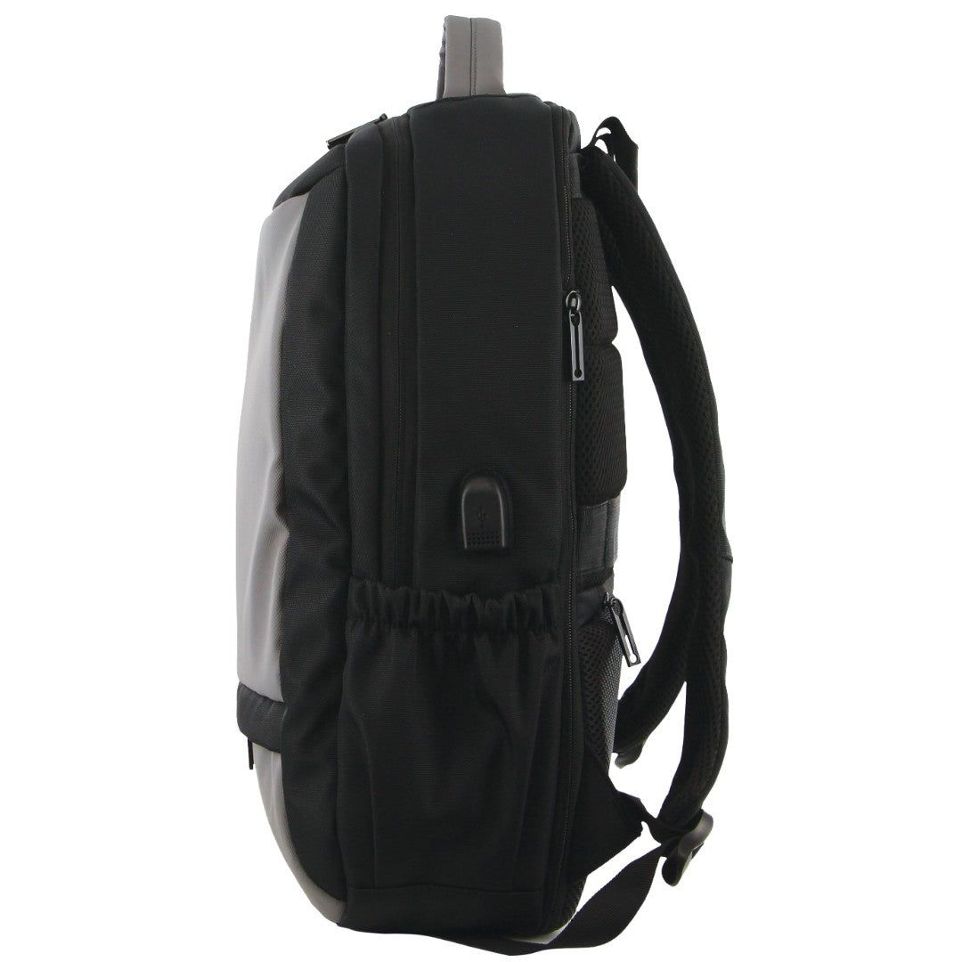 Dark Grey Pierre Cardin Travel & Business Backpack with Built-in USB Port | 2956-YXMJQ