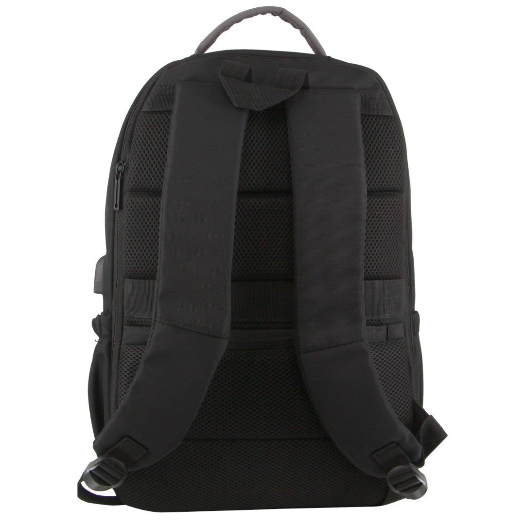 Dark Grey Pierre Cardin Travel & Business Backpack with Built-in USB Port | 2956-YXMJQ