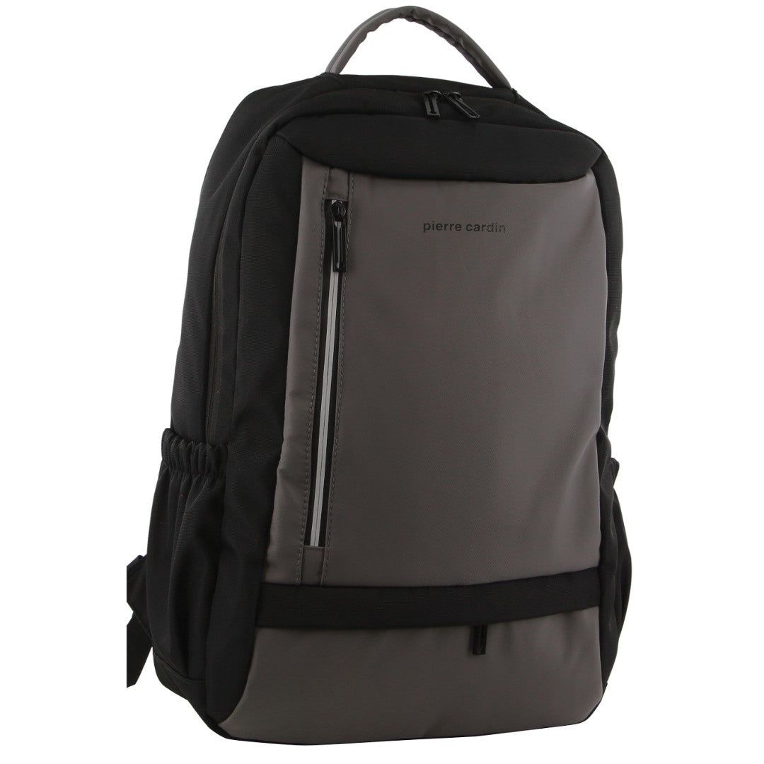 Dark Grey Pierre Cardin Travel & Business Backpack with Built-in USB Port | 8602-AFXCY