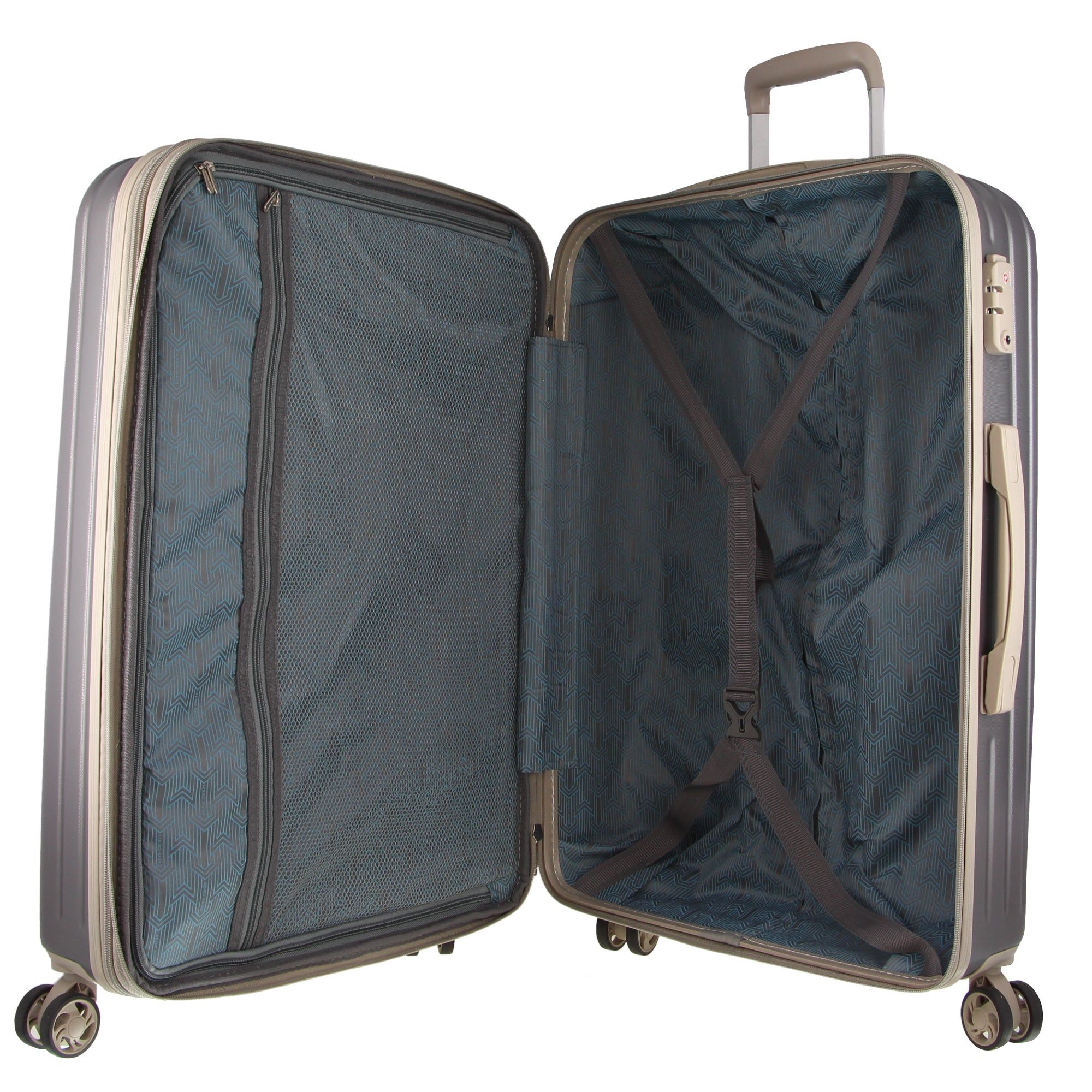 Deep Grey Pierre Cardin 70cm Medium Hard-Shell Suitcase | 3075-RVOFS