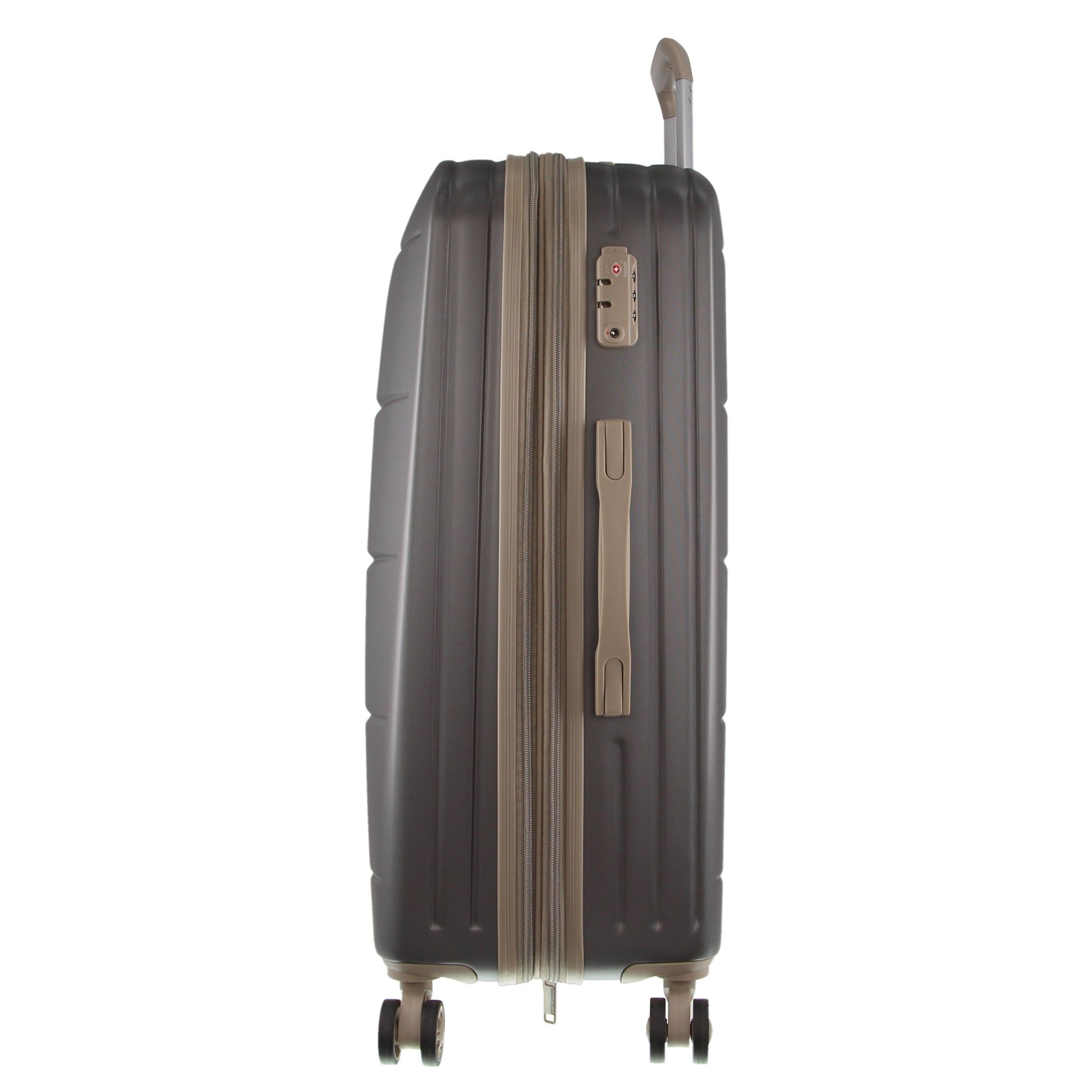 Deep Grey Pierre Cardin 70cm Medium Hard-Shell Suitcase | 3075-RVOFS