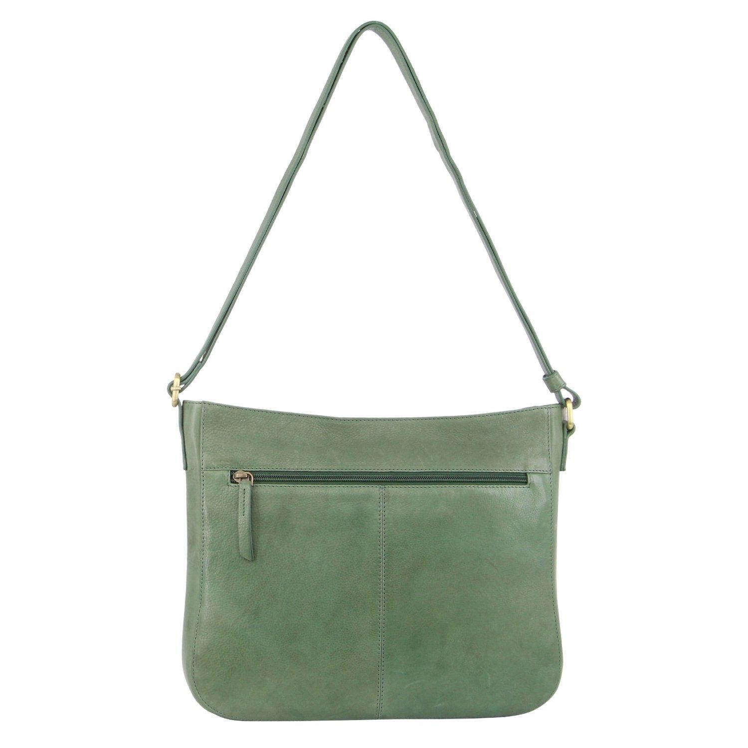 Green Pierre Cardin Large Woven Embossed Leather Crossbody Bag | 8265-LEWYJ