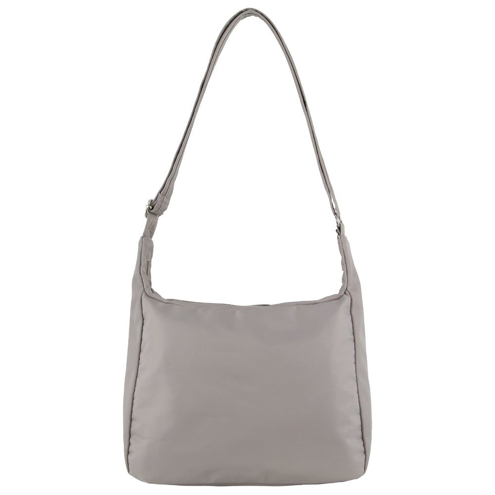 Grey Brown Pierre Cardin Anti-Theft Cross Body Bag | 8593-MZLDI