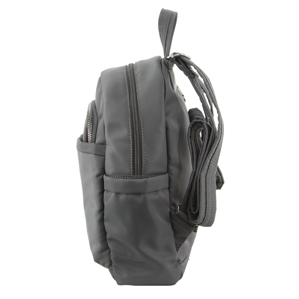 Grey Pierre Cardin Anti-Theft Backpack | 0849-AJIGE