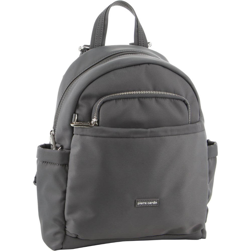 Grey Pierre Cardin Anti-Theft Backpack | 0849-AJIGE