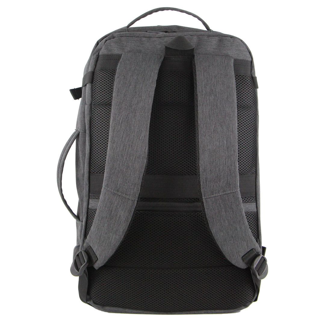 Grey Pierre Cardin Travel & Business Backpack with Built-in USB Port | 1268-QEWYC