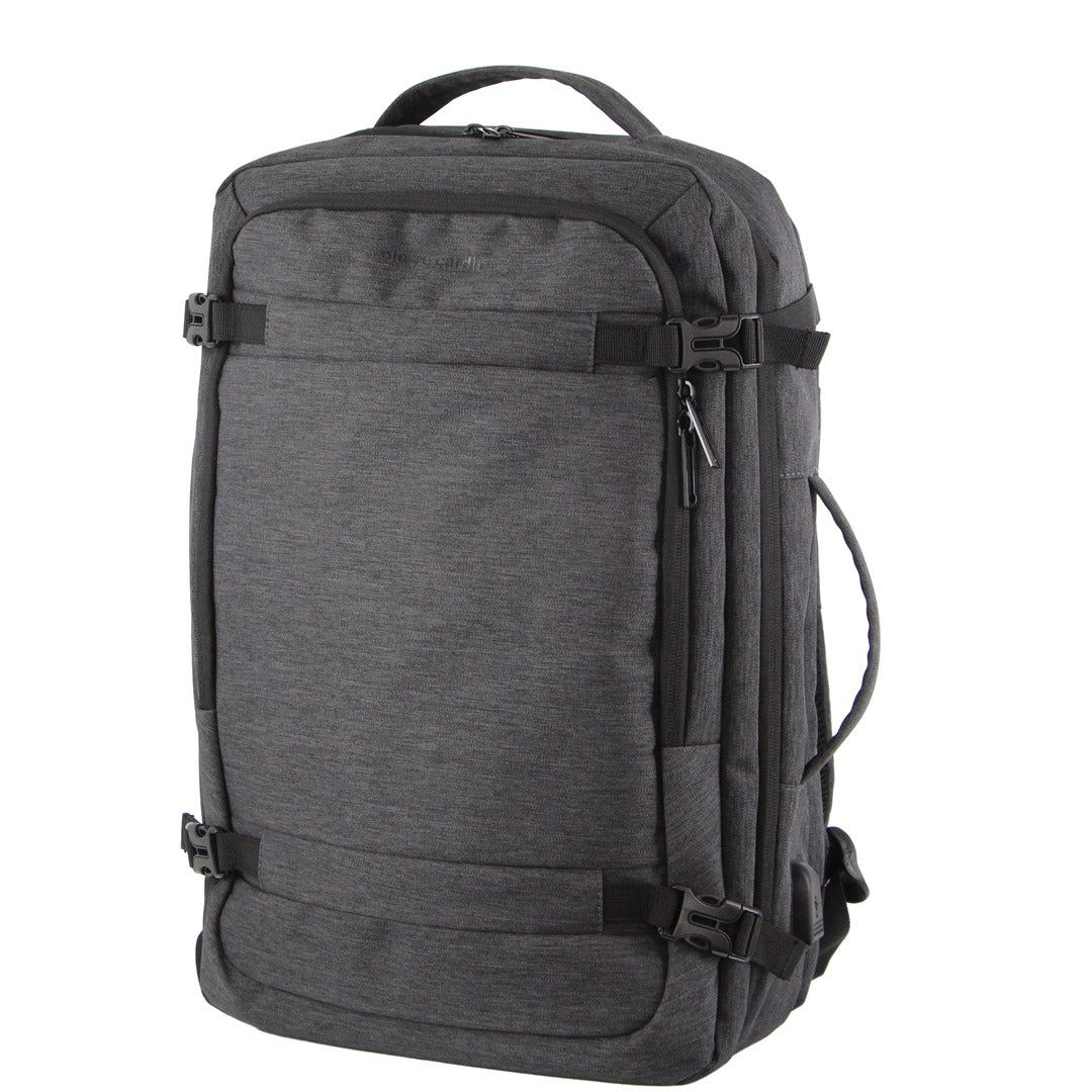 Grey Pierre Cardin Travel & Business Backpack with Built-in USB Port | 6429-DXCBY