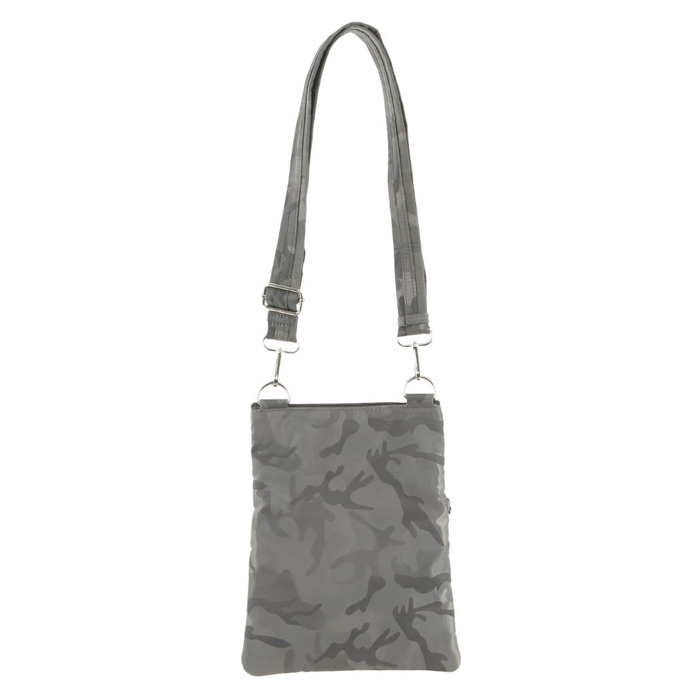 Grey / Camo Pierre Cardin Anti-Theft Cross Body Bag | 0814-VQRWI