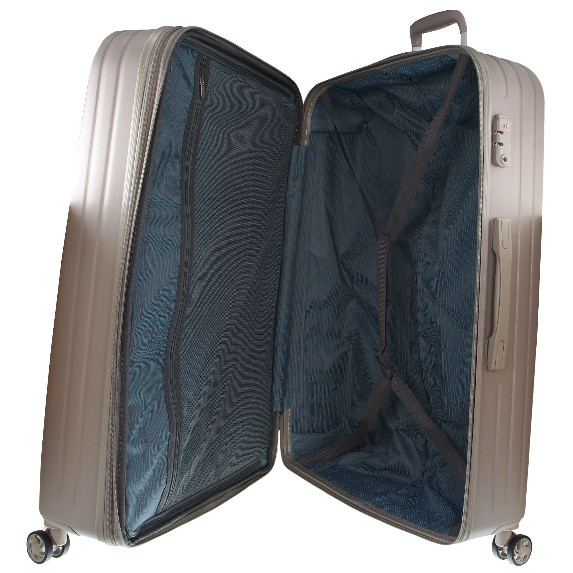 Latte Pierre Cardin 54cm Cabin Hard-Shell Suitcase | 9187-DGQIW