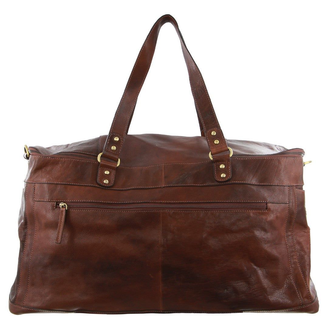 Legend Pierre Cardin Burnished Leather Multi-Compartment Overnight Bag | 0486-WPTFD