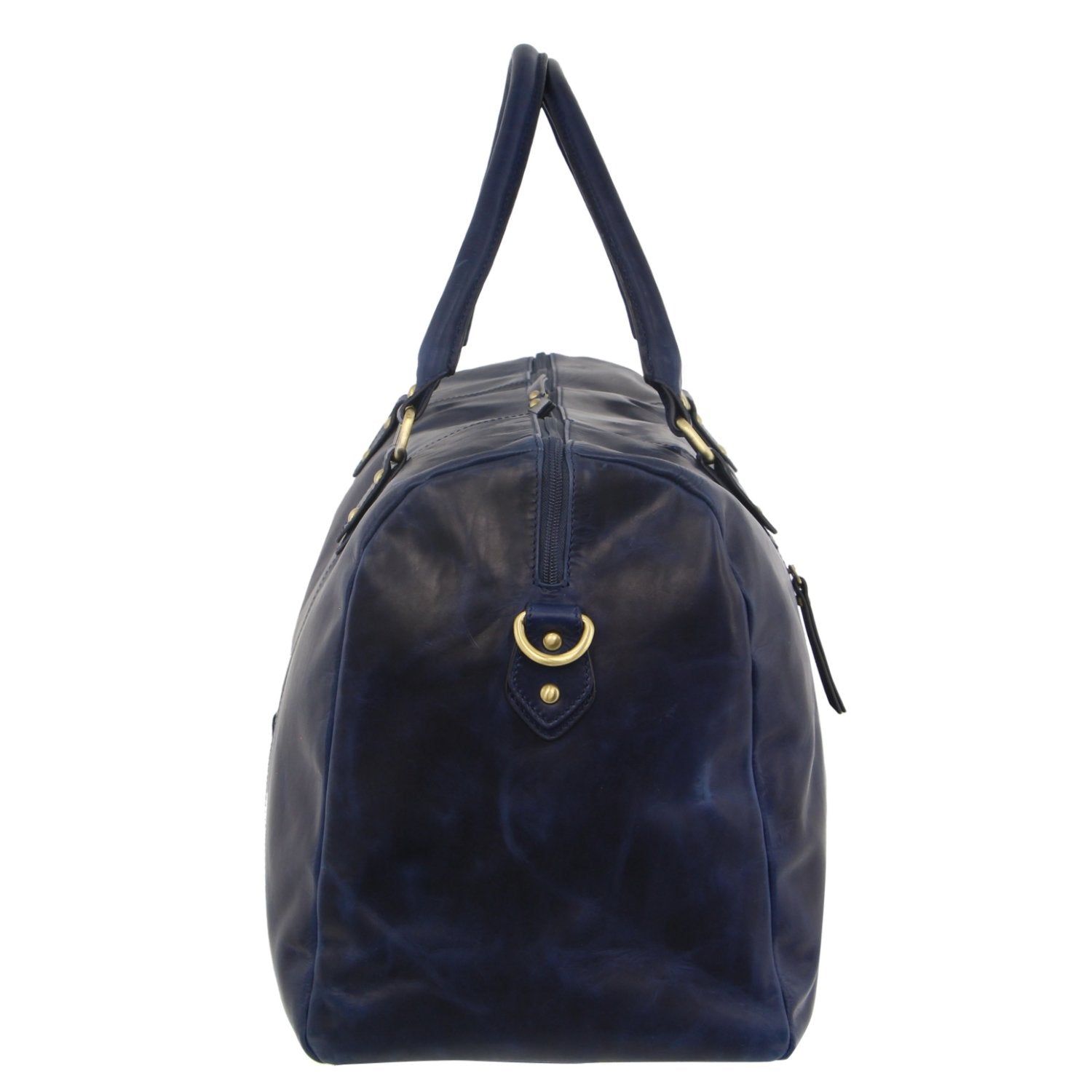 Midnight Pierre Cardin Smooth Leather Overnight Bag | 2347-SKYGL