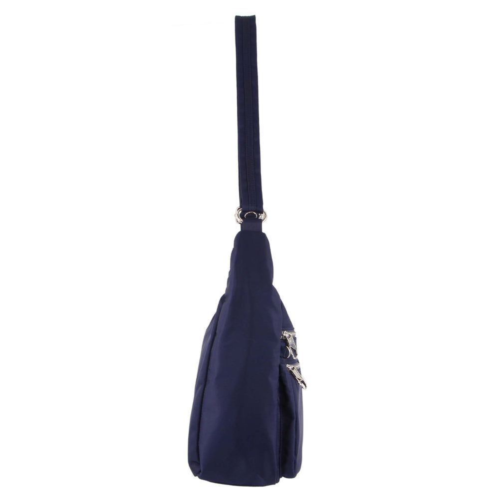 Navy Pierre Cardin Anti-Theft Cross Body Bag | 4759-FKJXD