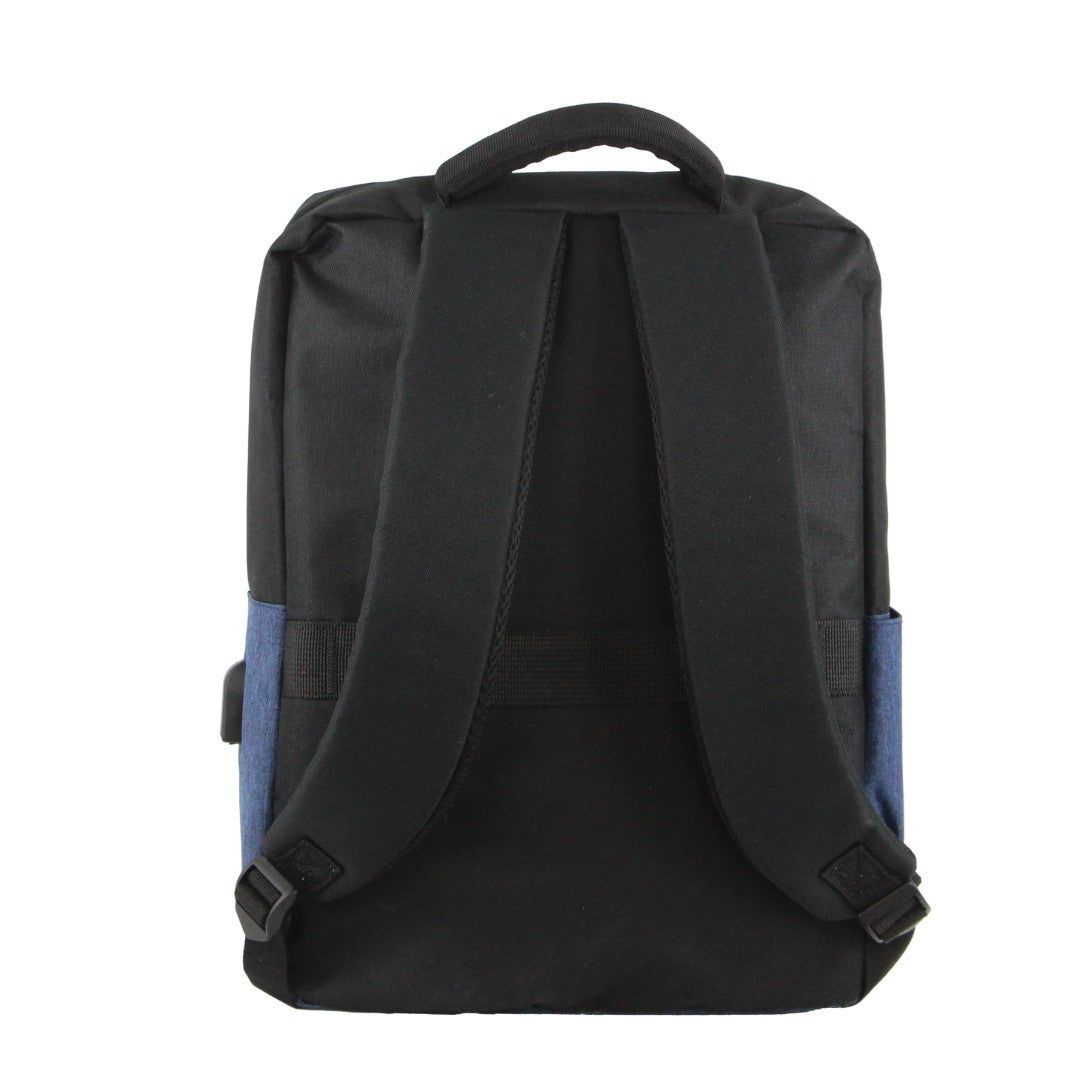 Navy Pierre Cardin Travel & Business Backpack with Built-in USB Port | 8296-EKVQF