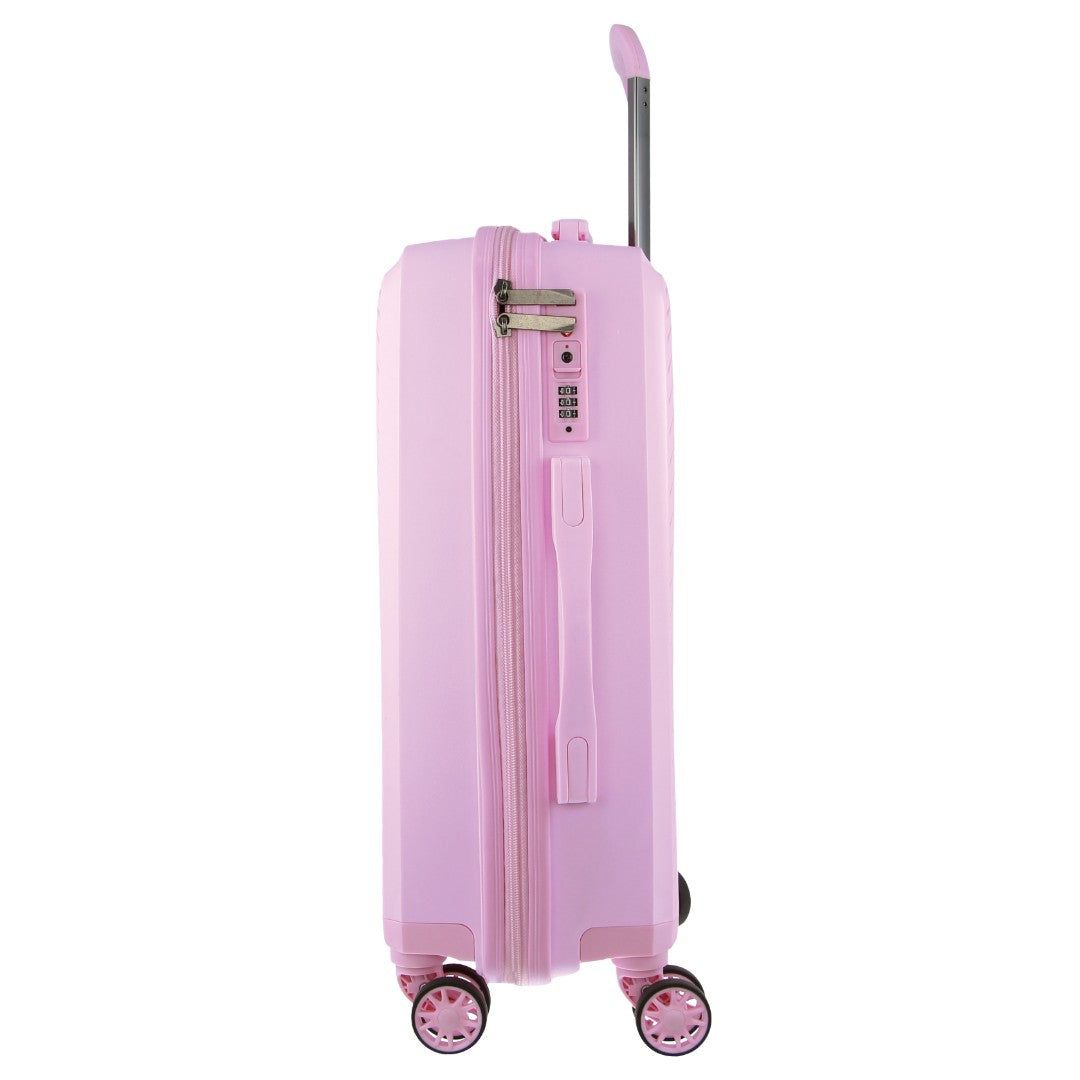 Pink Pierre Cardin 65cm Medium Hard-Shell Suitcase | 2045-PWBZA