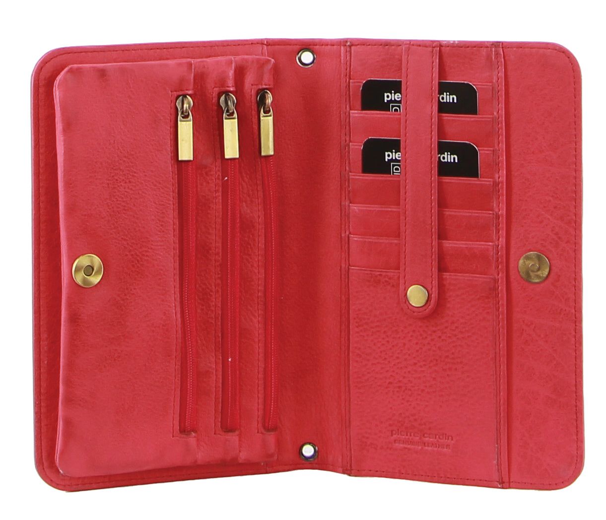 Pink Pierre Cardin Genuine Leather Clutch Wallet Bag | 0394-QJOMV