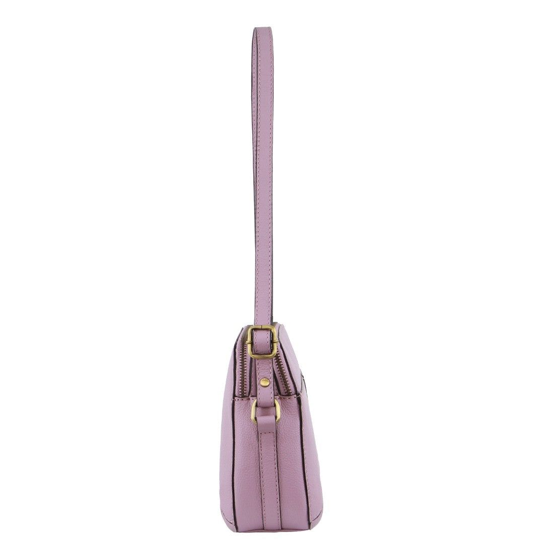 Pink Pierre Cardin Leather Crossbody Bag | 5964-YEXQC