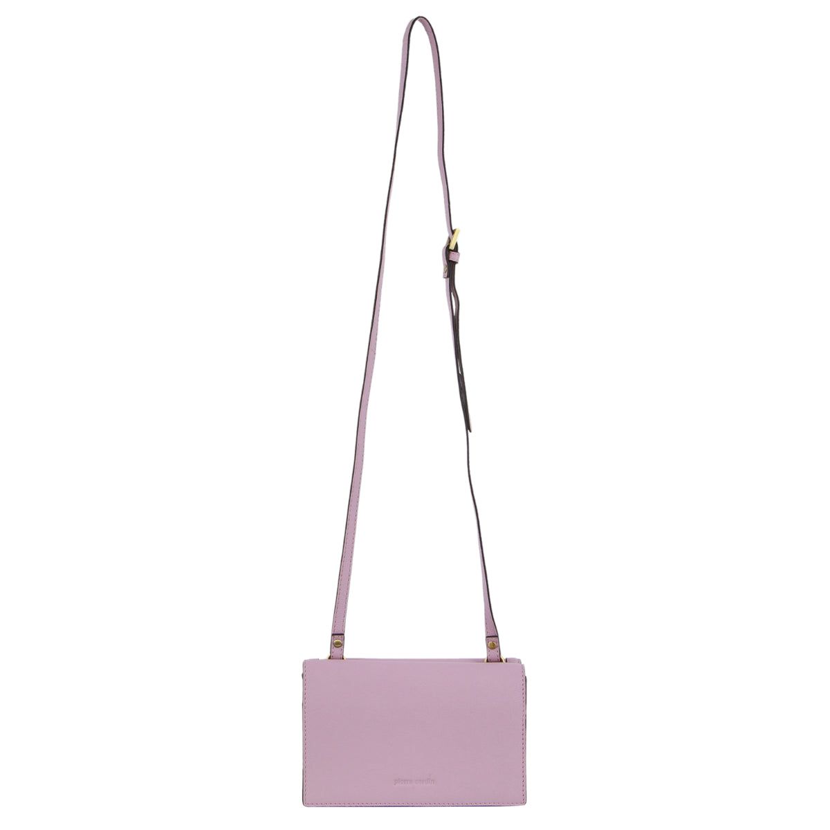 Pink Pierre Cardin Leather Flap Over Cross-Body Bag | 1493-VWDCU