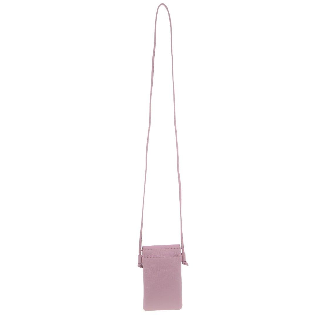 Pink Pierre Cardin Leather Phone Bag | 2869-ZVDMR