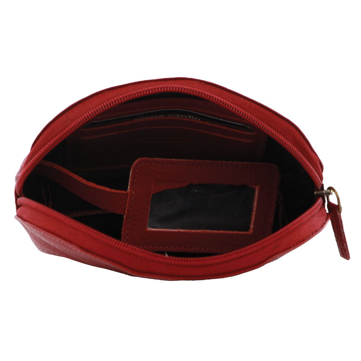 Red Pierre Cardin Leather Coin Purse | 0498-TSRWM