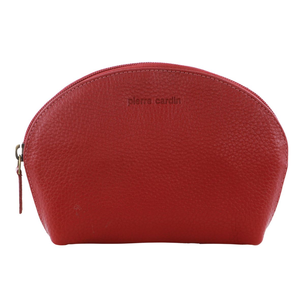 Red Pierre Cardin Leather Coin Purse | 0498-TSRWM