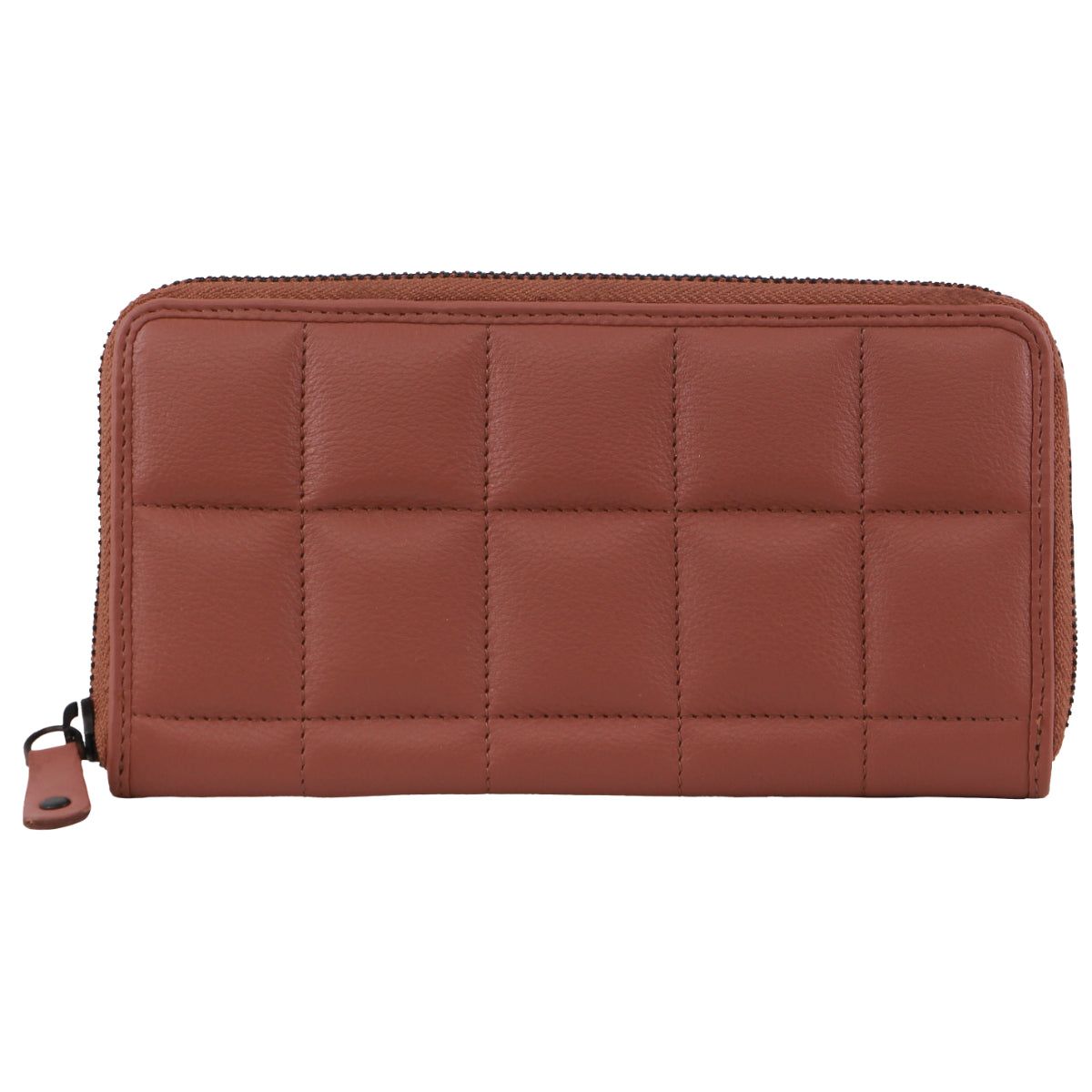 Rose Pierre Cardin Italian Pleated Leather Zip Wallet | 9385-RHWZV