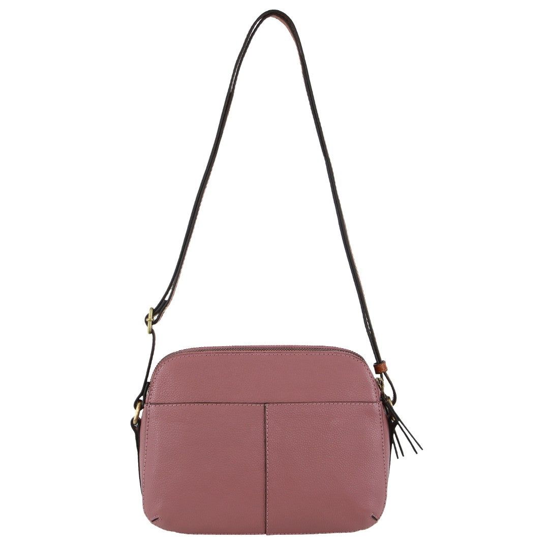 Rose Pierre Cardin Leather Classic Crossbody Bag | 2584-CWGKI