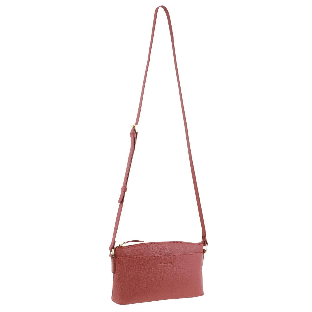 Rose Pierre Cardin Leather Crossbody Bag | 9815-ZKTGI