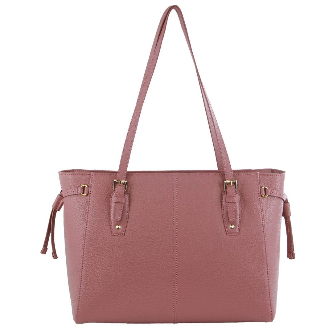 Rose Pierre Cardin Leather Tote Bag | 5278-CNQDF