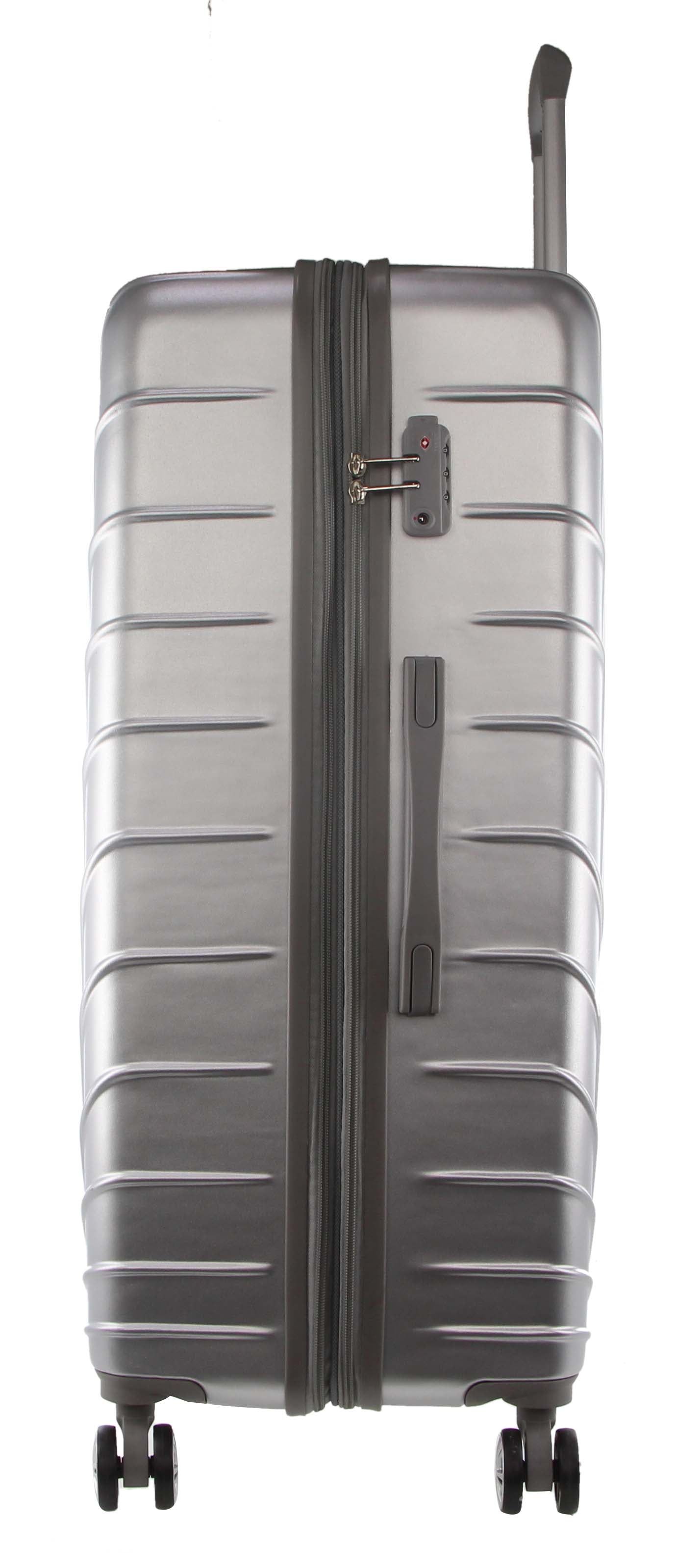 Silver Pierre Cardin Hard Shell 3-Piece Luggage Set | 7360-REKGQ