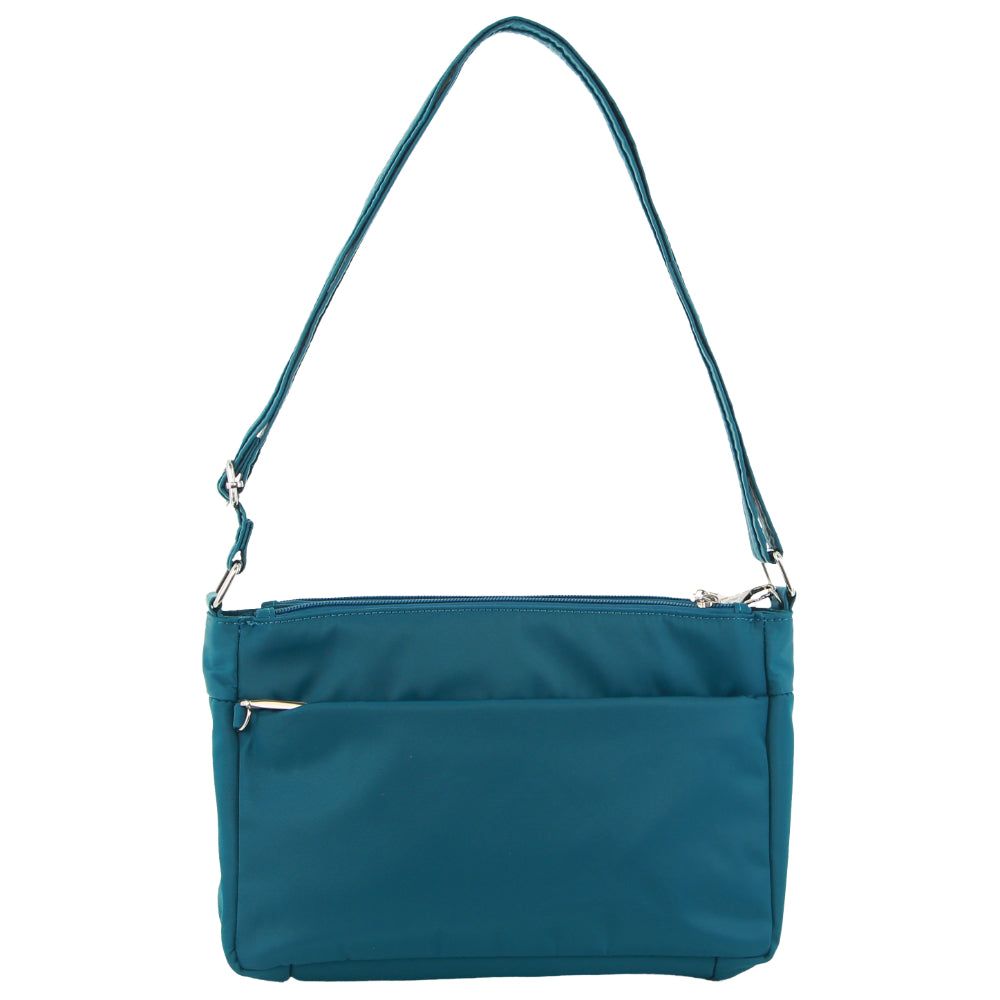 Turquoise Pierre Cardin Anti-Theft Cross-Body Bag | 6702-BDSWU