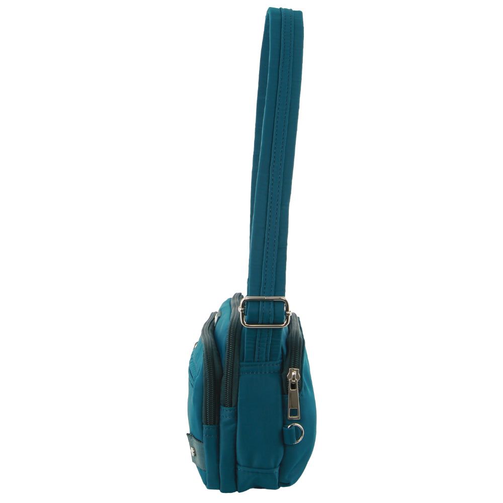 Turquoise Pierre Cardin Anti-Theft Cross Body Bag | 0251-LQVCN