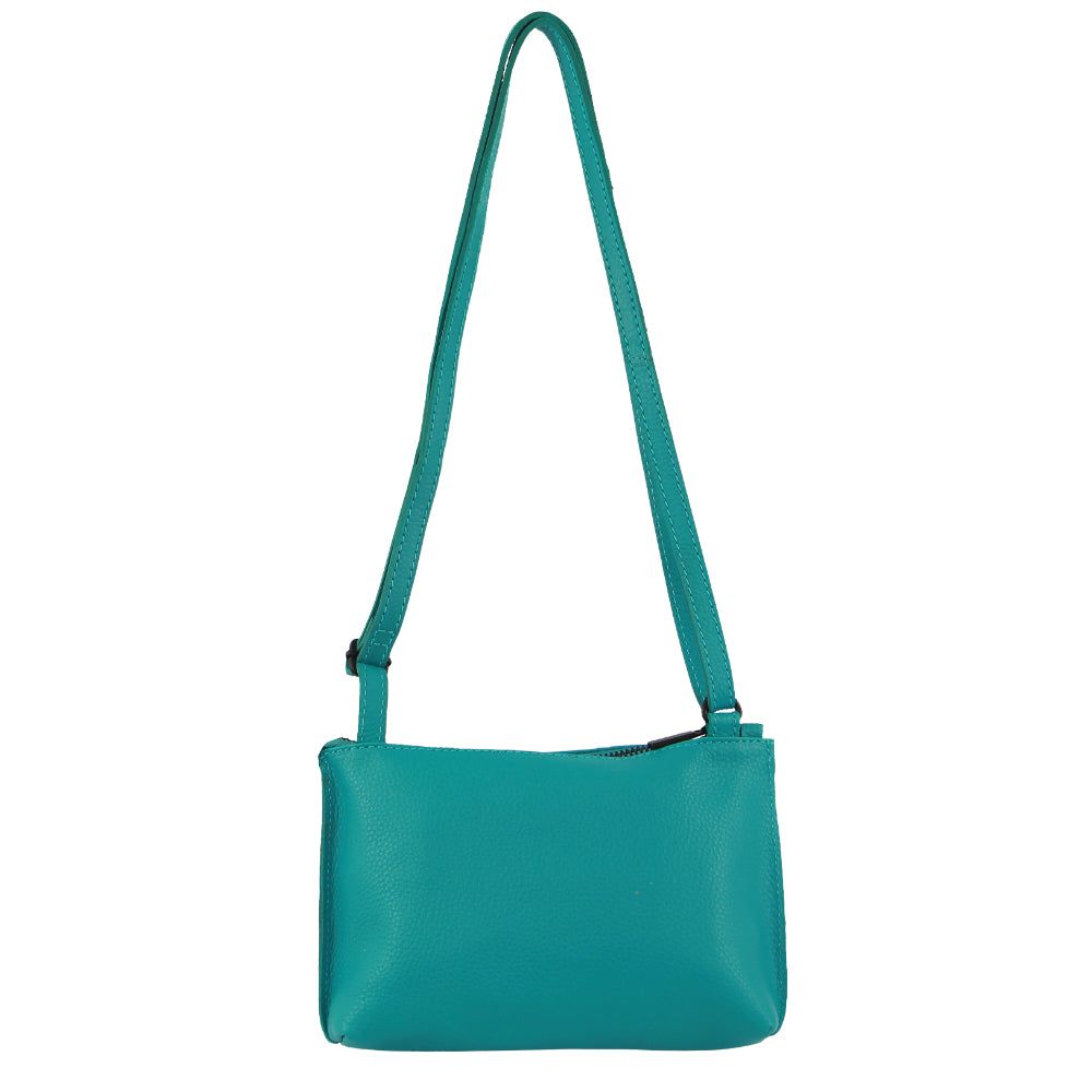 Turquoise Pierre Cardin Leather Trendy Cross-Body Bag | 0325-KIOQV