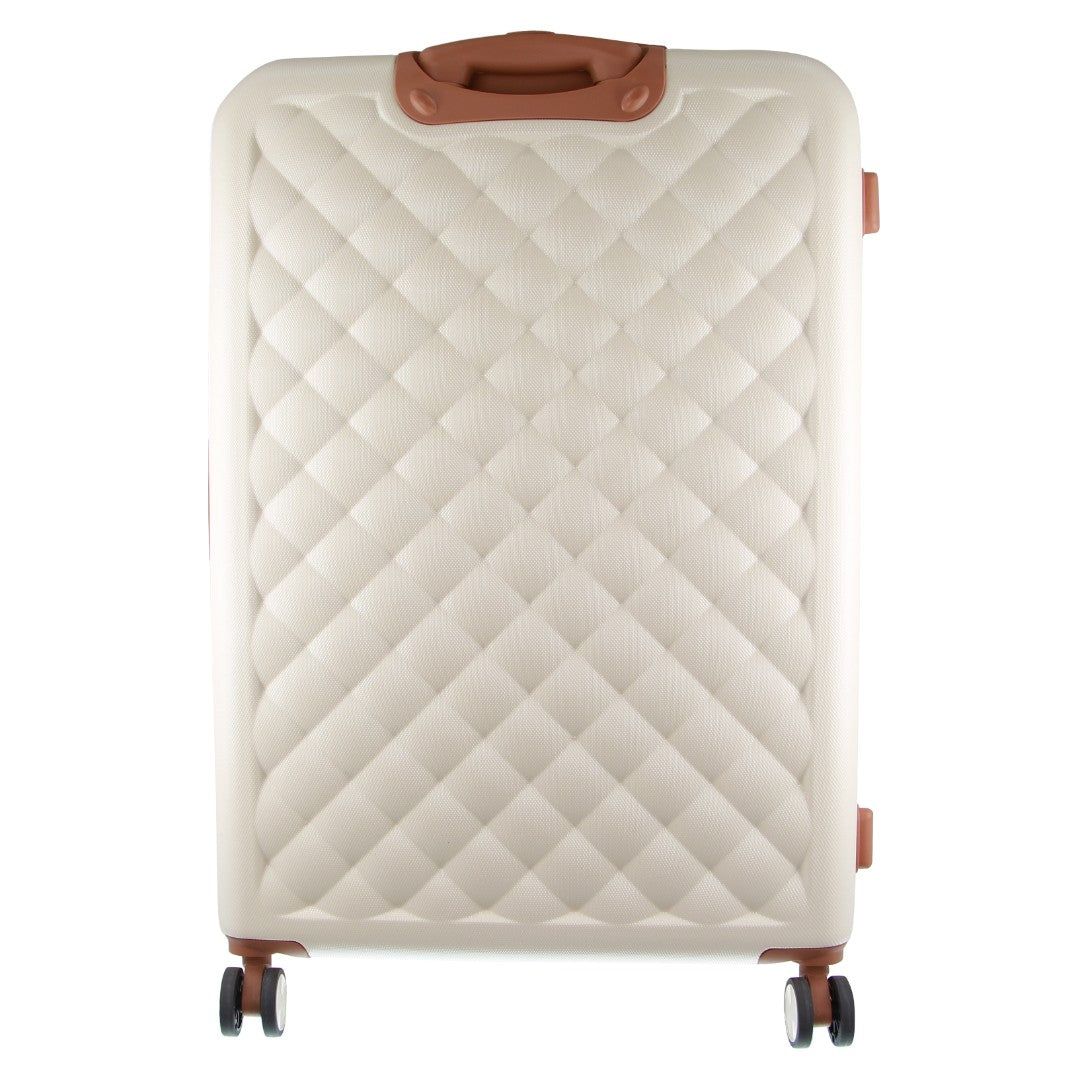 White Pierre Cardin Hard Shell 3-Piece Luggage Set | 7390-AIXCM