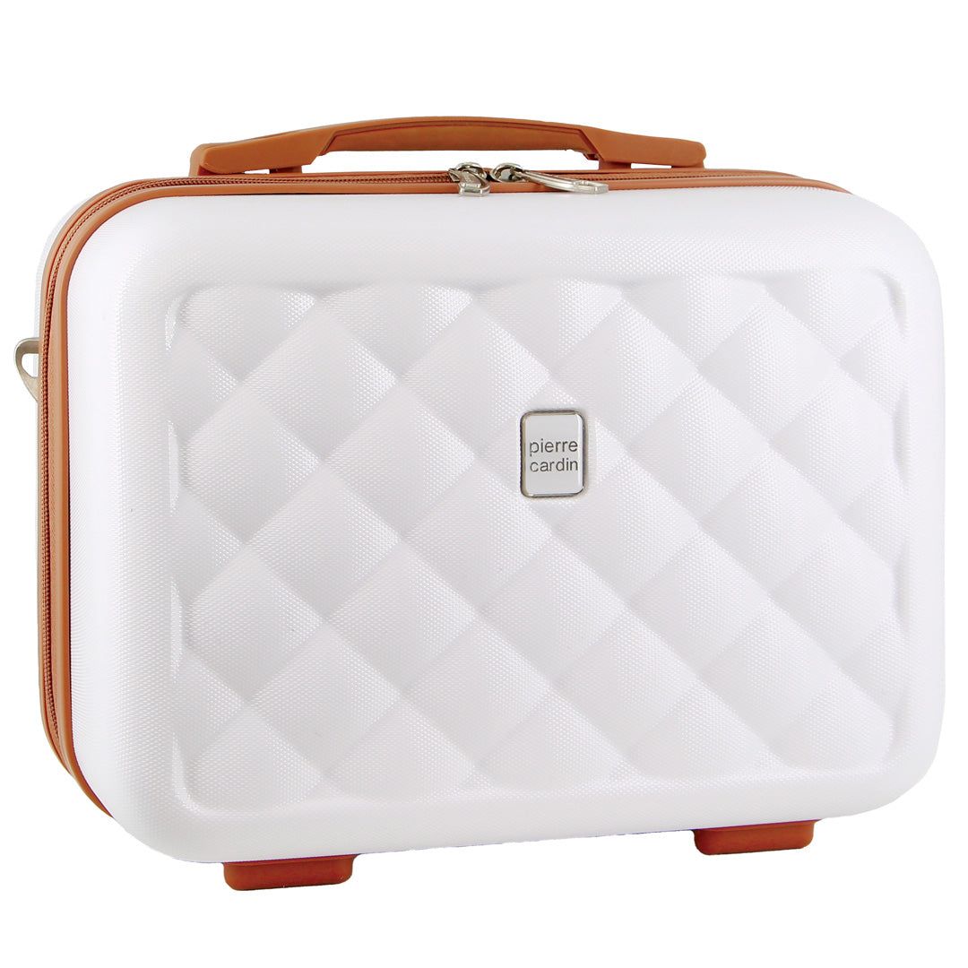 White Pierre Cardin Hard Shell Beauty Case | 8154-HFPSI